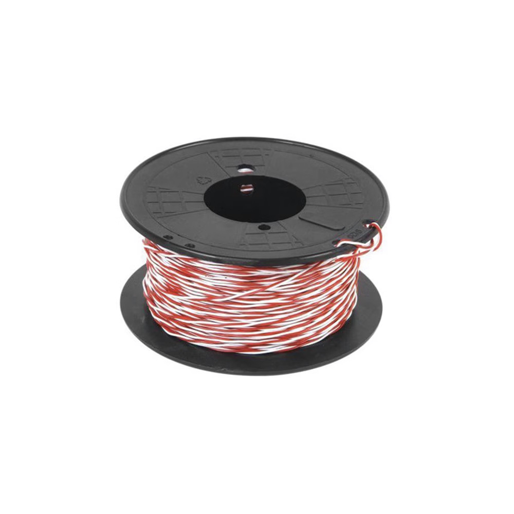 Jarretière blanc/rouge 6/10 série 281- (L820)  - bobine de 1 000m