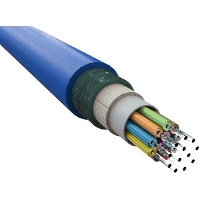 Fibre optique 12 FO 50/125 OM4 - structure libre - Int/Ext - couleur violet 900 Microns - (prix au mètre)