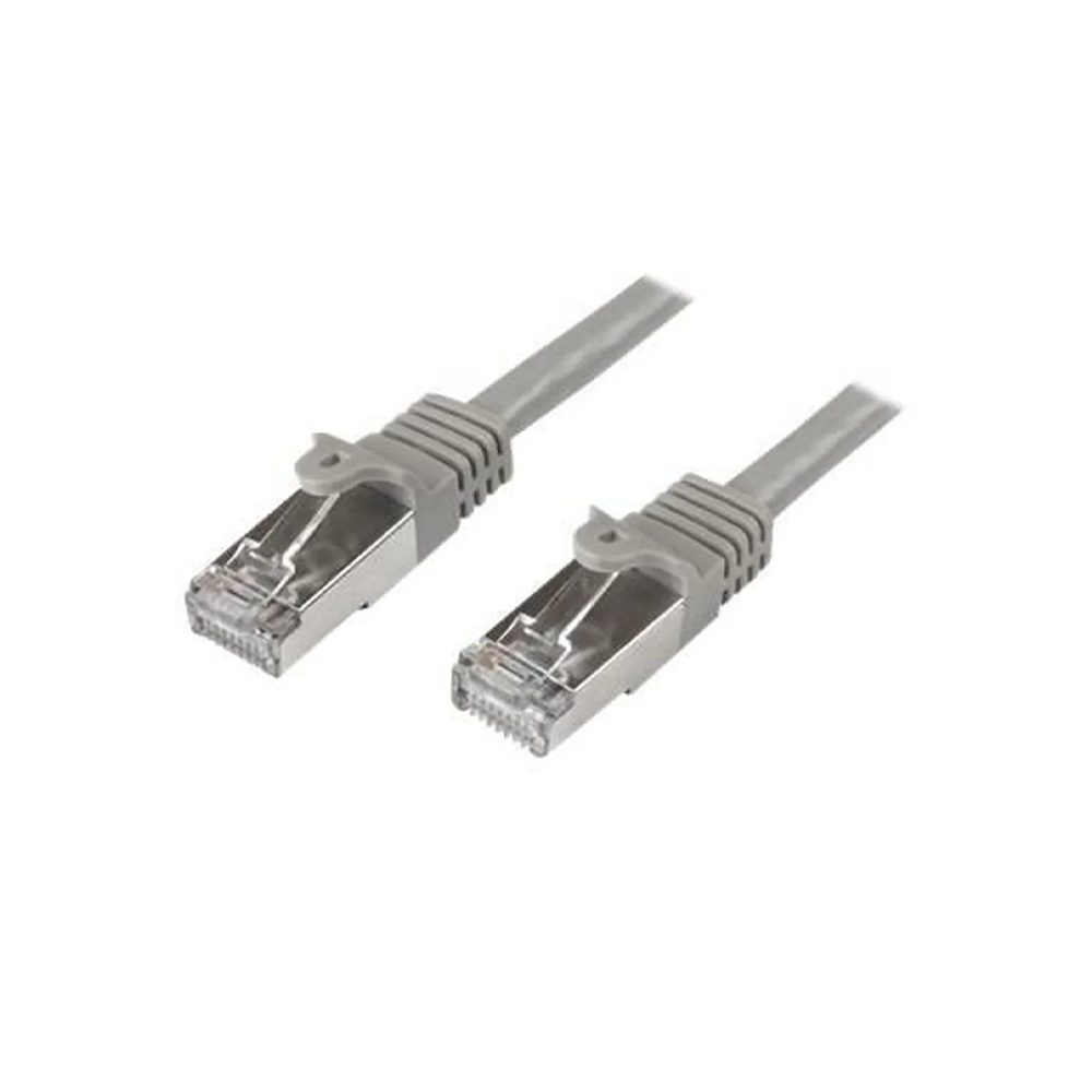 Cordons de brassage RJ45 blindé S/FTP- cat 6A- ISO amdt2 Classe EA 500MHz- manchons gris LSFROH- 3m