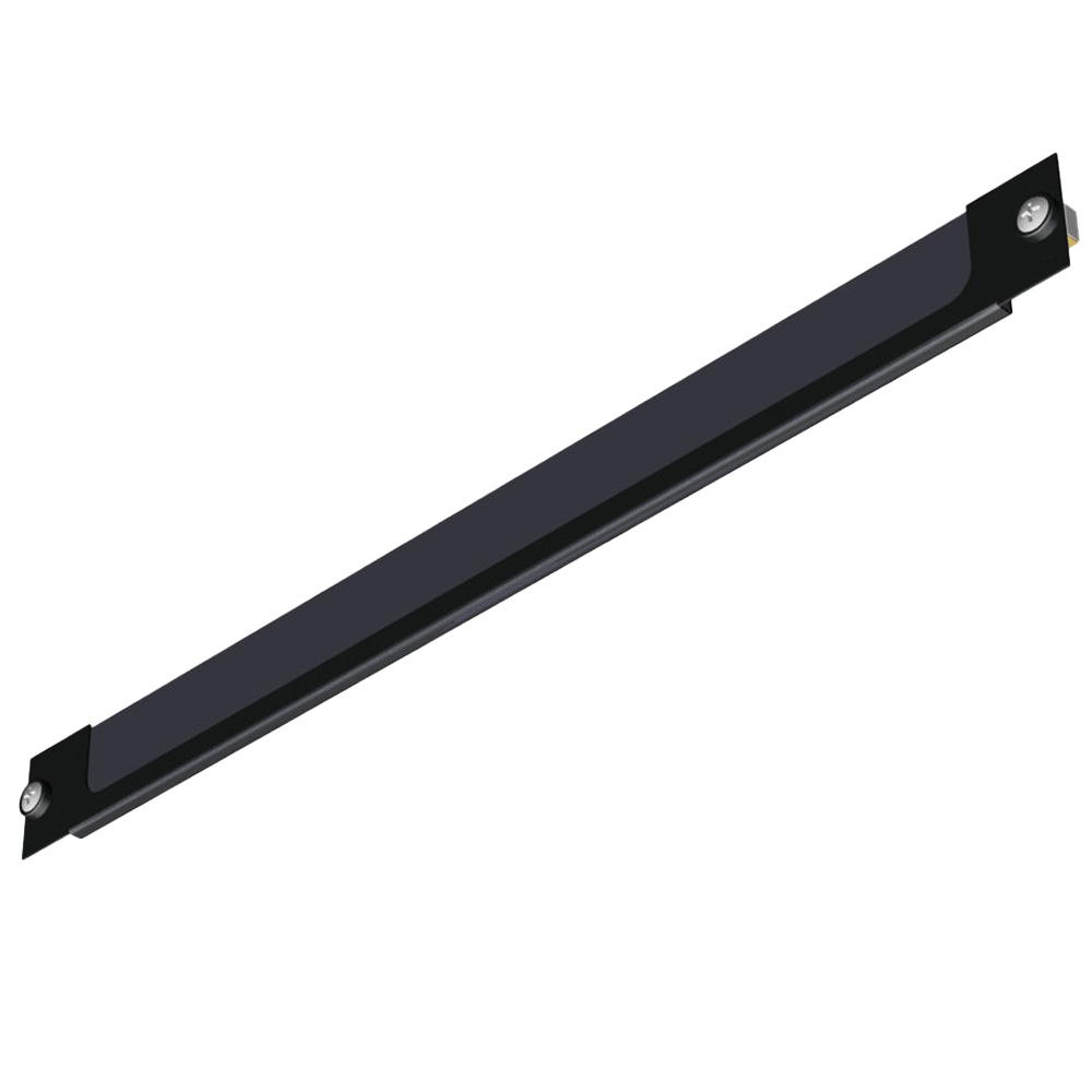 Modules balai, Finition en acier peint noir, épaisseur 1mm, Fixation sur les montants 19’’visserie Incluse, Hauteur 1U