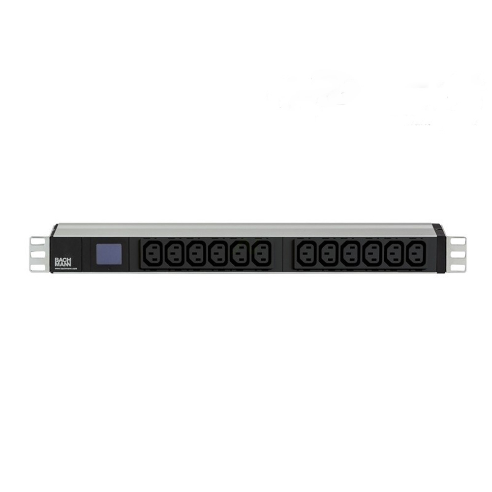 PDU 16A mono rackable_monitorable -12xC13 + fiche alim CEI 60.309 / 230V 19’’