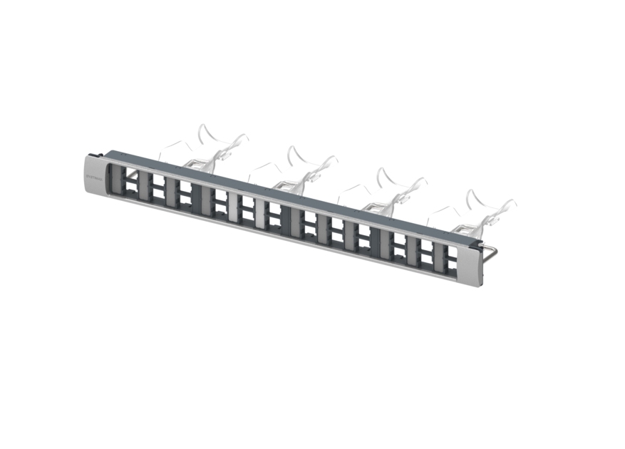 Commscope - Panneau Systimax 24 ports RJ45 Unshielded droit 1U 19'' - 360-E-MOD-1U-24 réf : 760187187