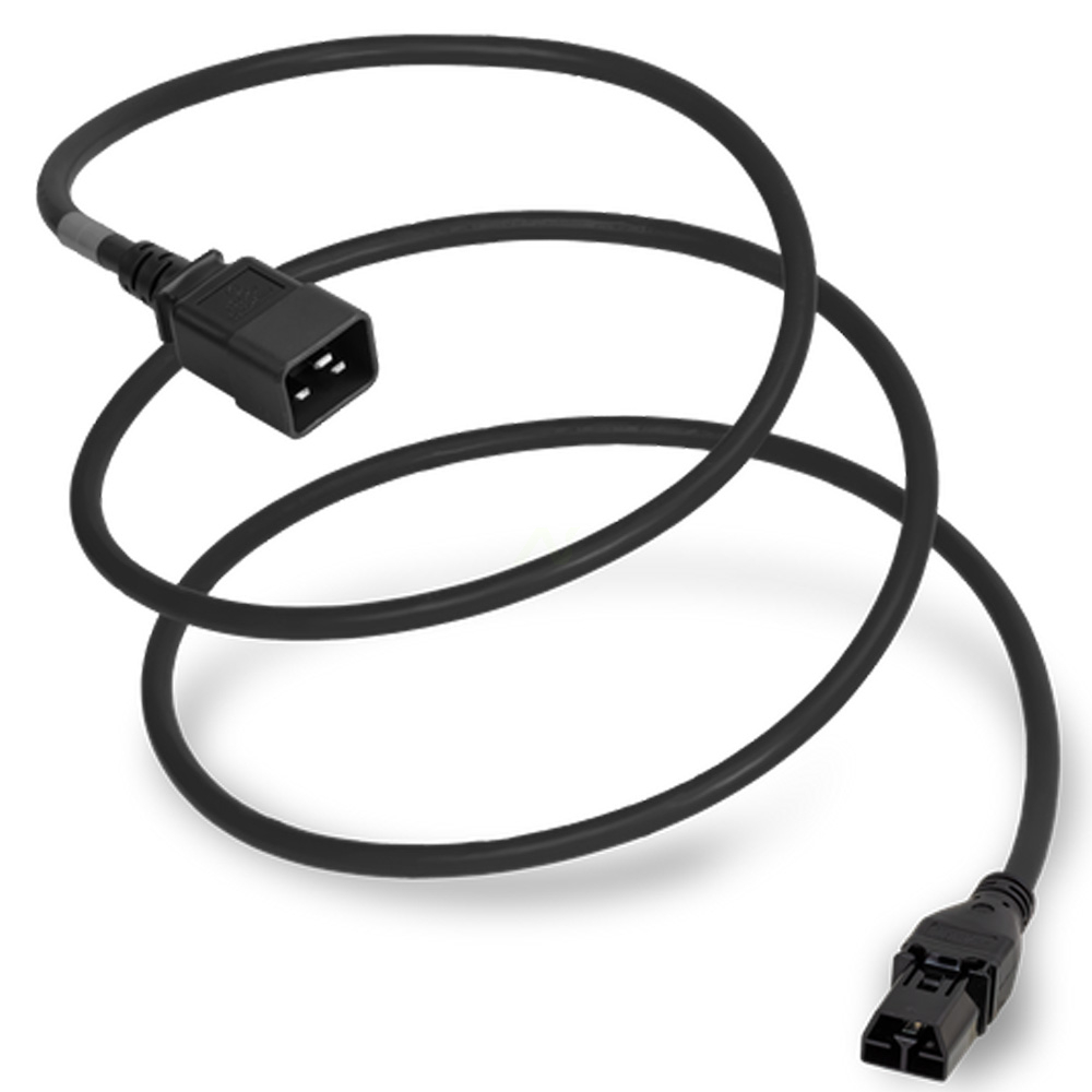 Cordon noir SAF-D-GRID / C20 - 14AWG  16A - 3.0m