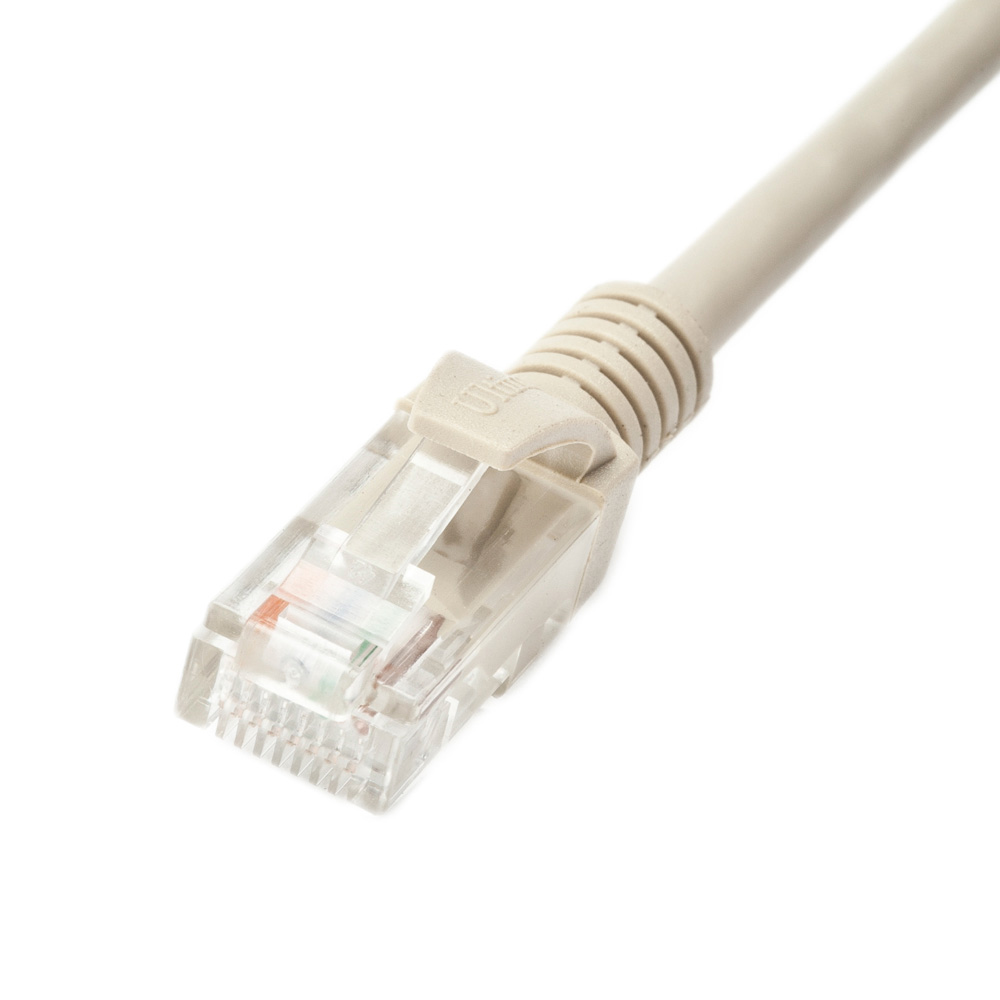 Ultima_Cordon de Raccordement Cat6 U/UTP LSZH Moulée Gris (L) 0.5Mtr