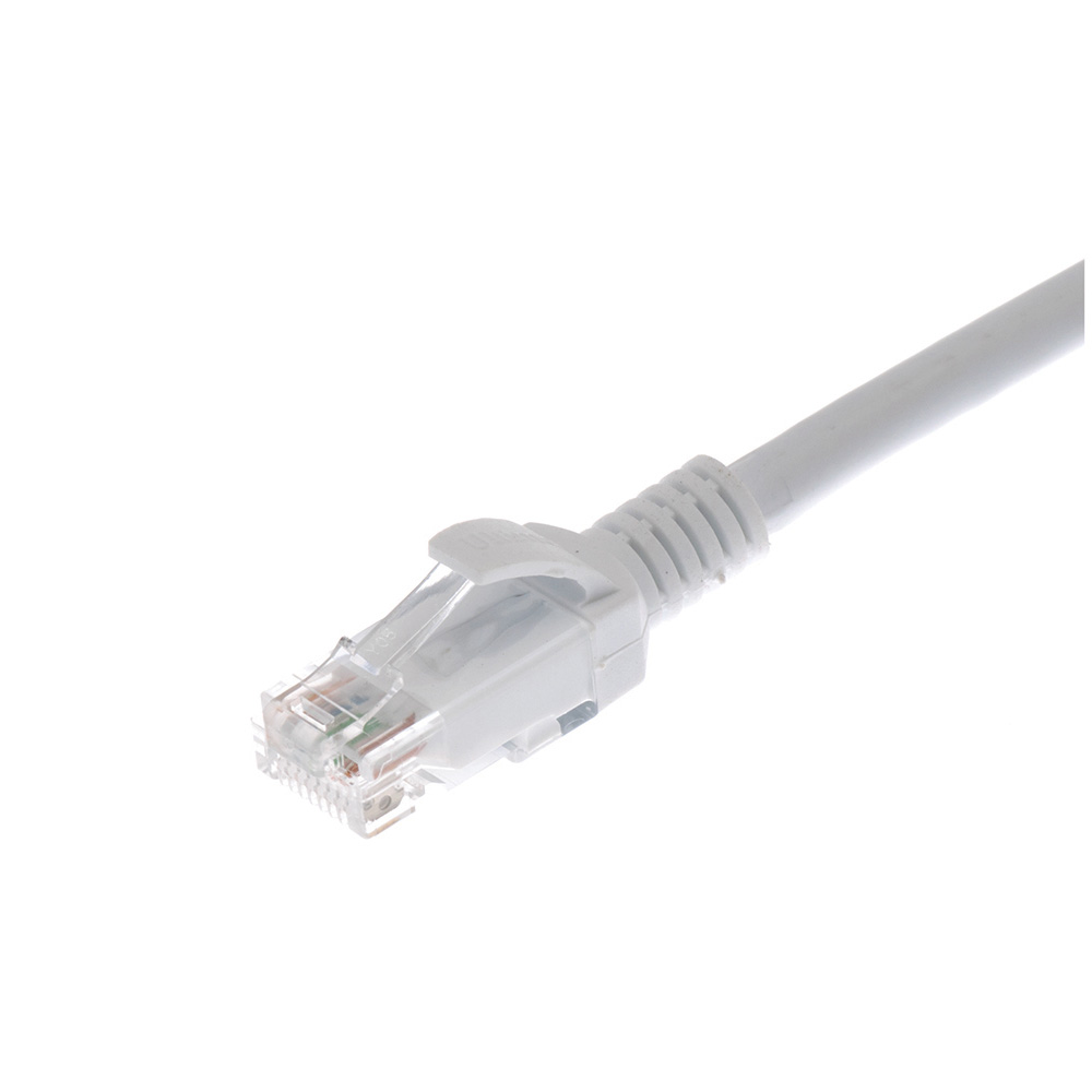 Ultima_Cordon de Raccordement Cat6 U/UTP LSZH Moulée White (L) 0.5Mtr