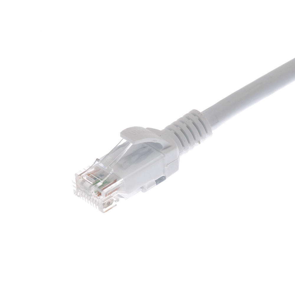 Ultima_Cordon de Raccordement Cat6 U/UTP LSZH Moulée White (L) 1,5Mtr