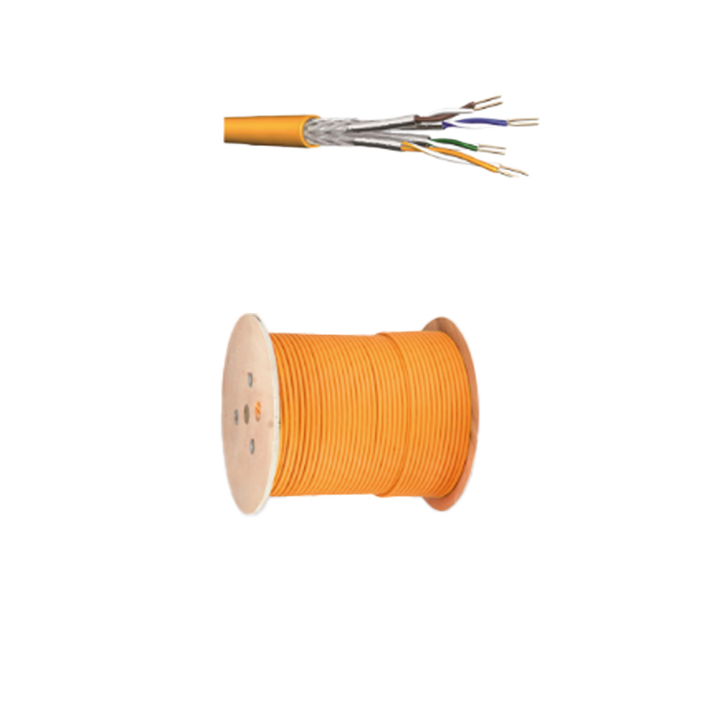 EasyLan - câble U/FTP 4P 500MHz - gaine orange RAL 2003  Dca LSFROH (touret 500m)