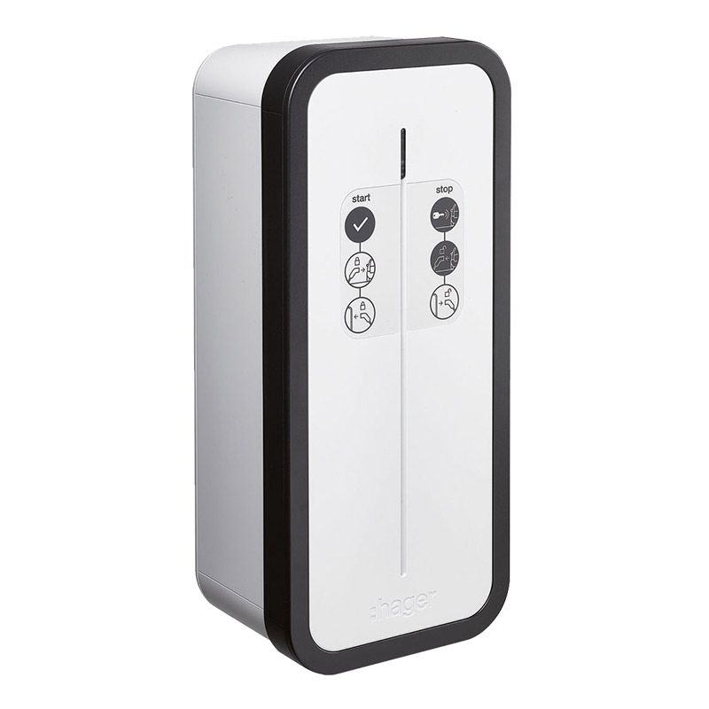 Witty Start borne de charge IP55 1x7kW 1P T2+TE avec clé (XEV1K07T2TE)