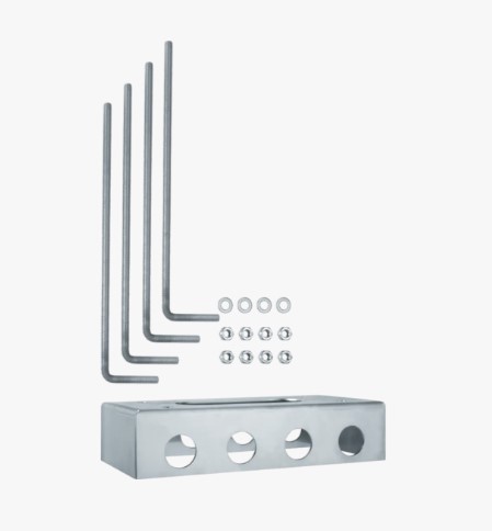 Socle à encastrer pour scellement (pour pied Design) XEVA140