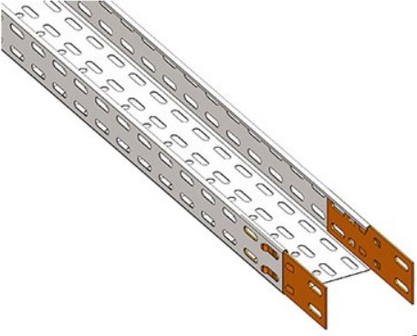 Dalle perforée tôle tertiaire H48x99 - OBR2T - SZ - pré-éclissée (prix au m) - vendu par 2 longueurs de 3m