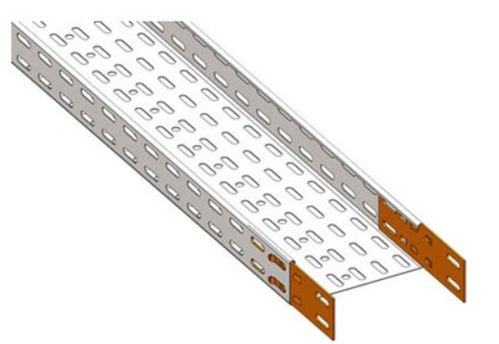 Dalle perforée tôle tertiaire H48x147 - OBR2T - SZ - pré-éclissée (prix au m) - vendu par 2 longueurs de 3m