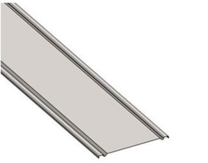 Couvercle pour CDC tôle et goulotte - Larg. 195 - Longeur 2M (prix au mètre)