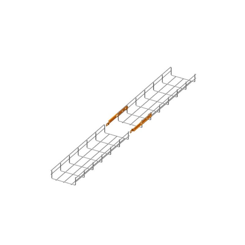 Chemin de câble fil OB2-H50x100 - AE - EZ - auto-éclisse (prix au m) - vendu par 2 longueurs de 3m