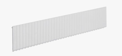 Obturateur en bande pour coffrets vector IP55 18 modules RAL 7035 gris clair VZ416