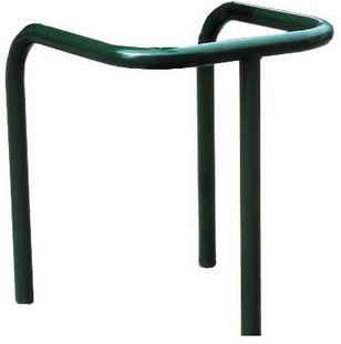 Arceau de protection urbain trépied Vert Acier Galva H 850 x l 650 x L 650 x Ø 50 m