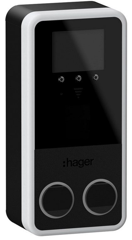 BORNE WITTY PARK 2X7/22KW T2S+TE