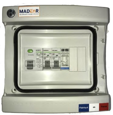 MADE - Coffret AC Mono 6kW 1 onduleur (C32) 300mA - 21300610