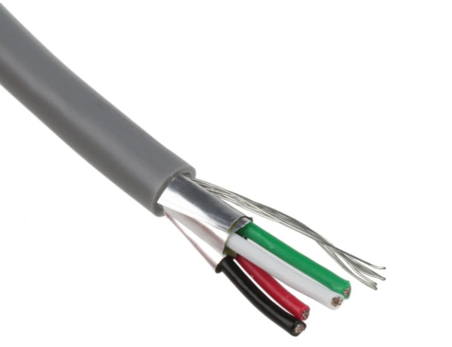 Câble de données PVC (LiY-CY) 2x1,5mm² gris - Couronne de 100m