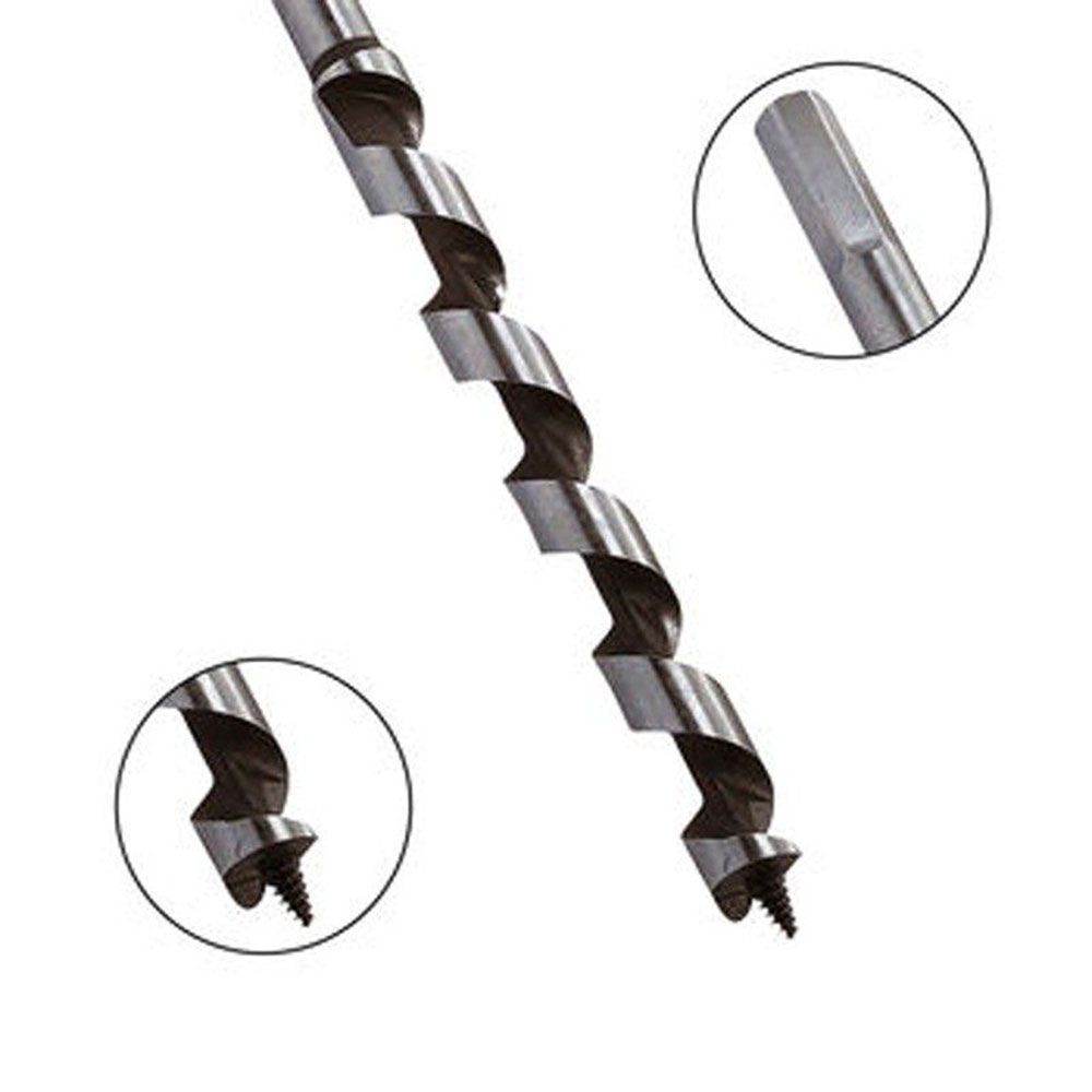 Mèche à bois à spirale ø 32x450 - queue cylindrique