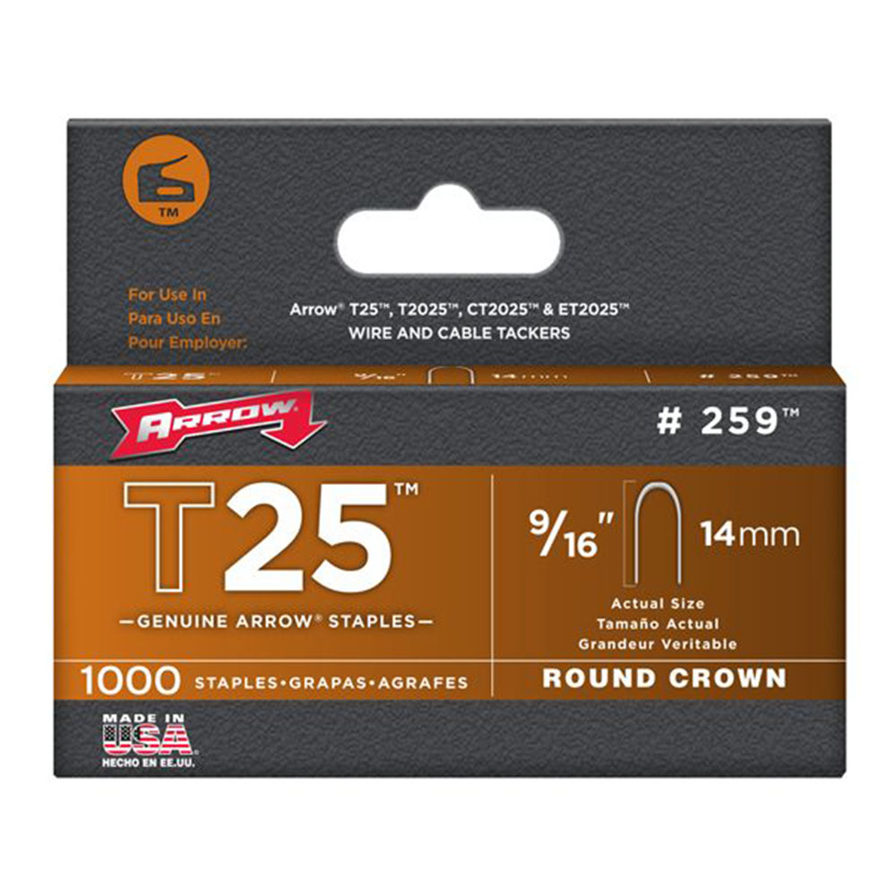 Agrafes ARROW - L.14mm - 9/16 (Boîte de 1000) (uniquement pour OUD6398 ARROW)