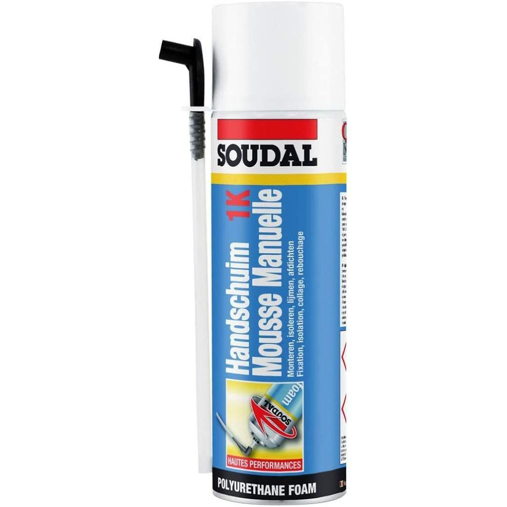 Mousse polyuréthane expansée (Jaune) - Aérosol 750ml