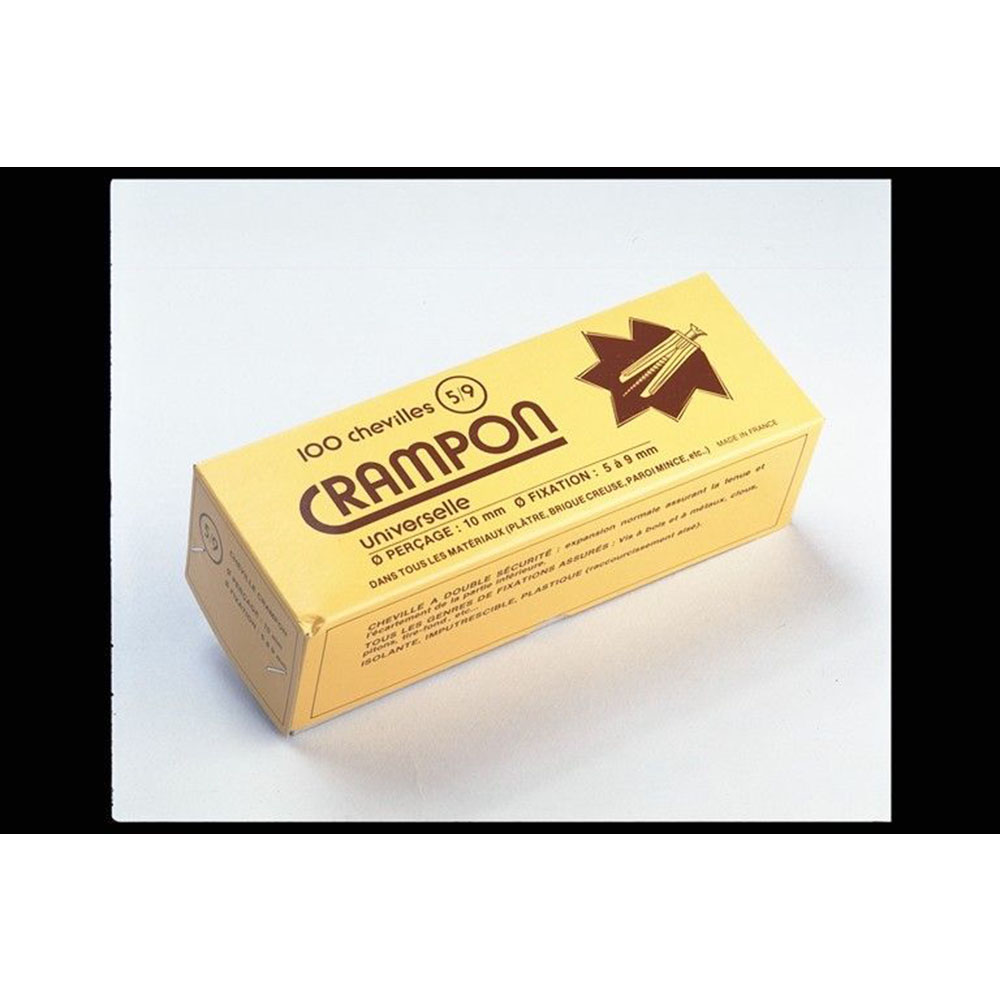 Chevilles crampon marrons 5-9mm  ø 10 - (boite de 50)