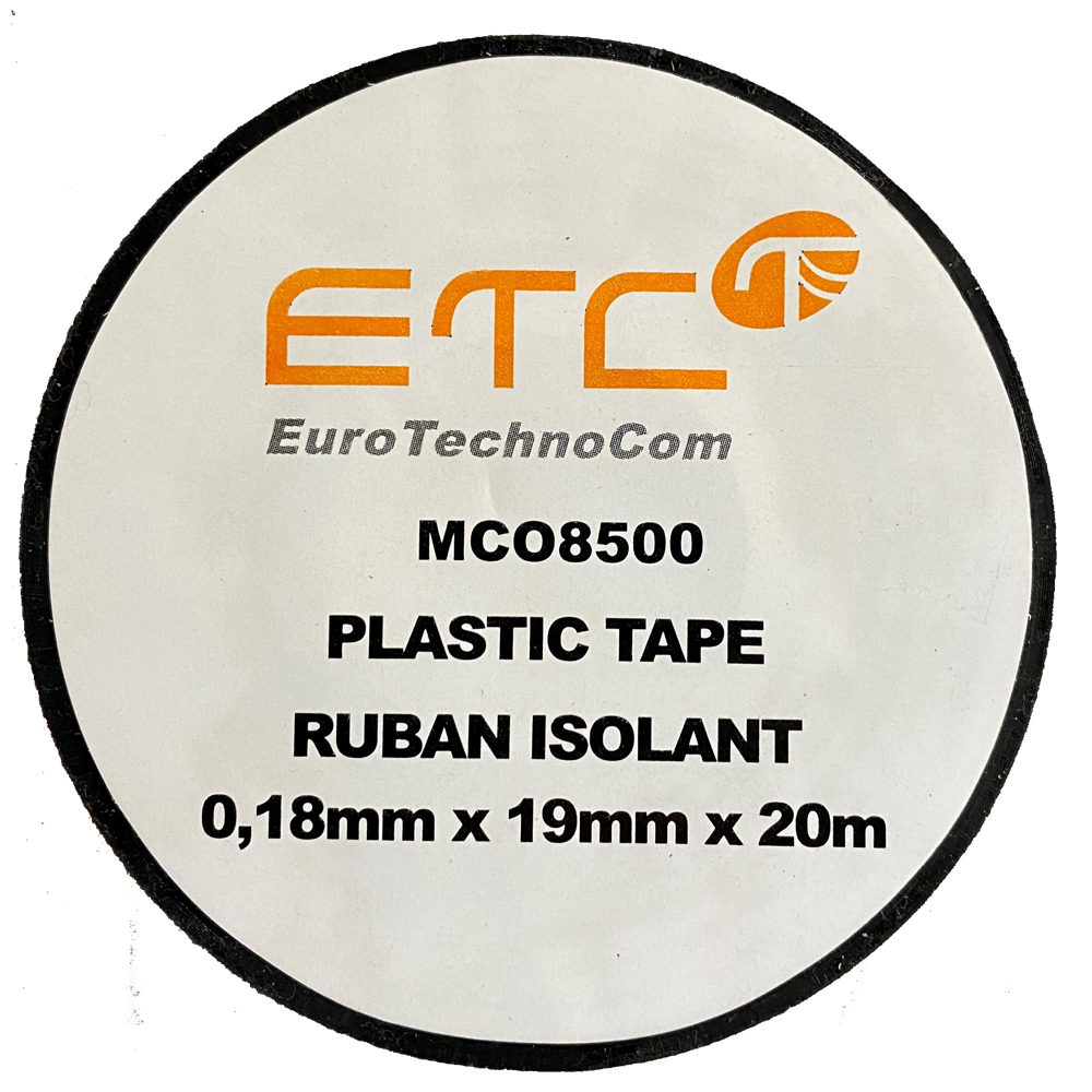 Ruban isolant noir NETCEED  20m x 19mm