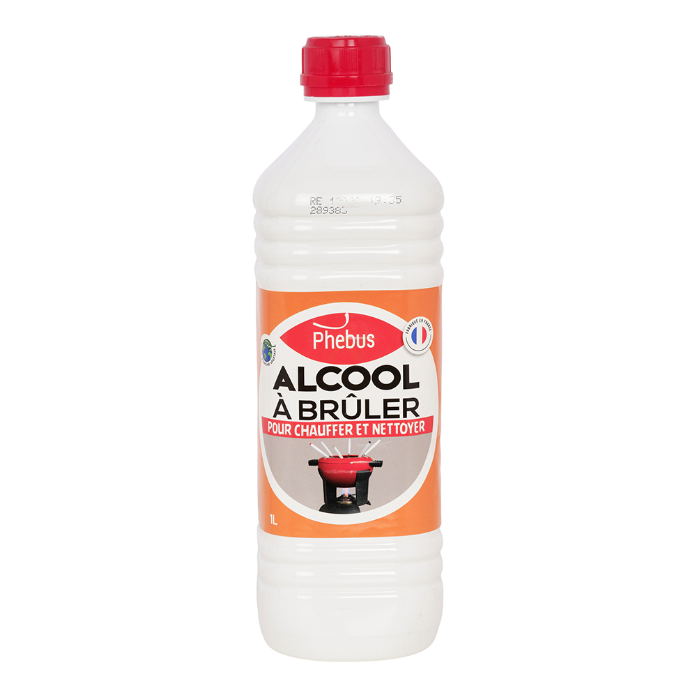 Alcool à brûler 90° - Bidon de 1 litre