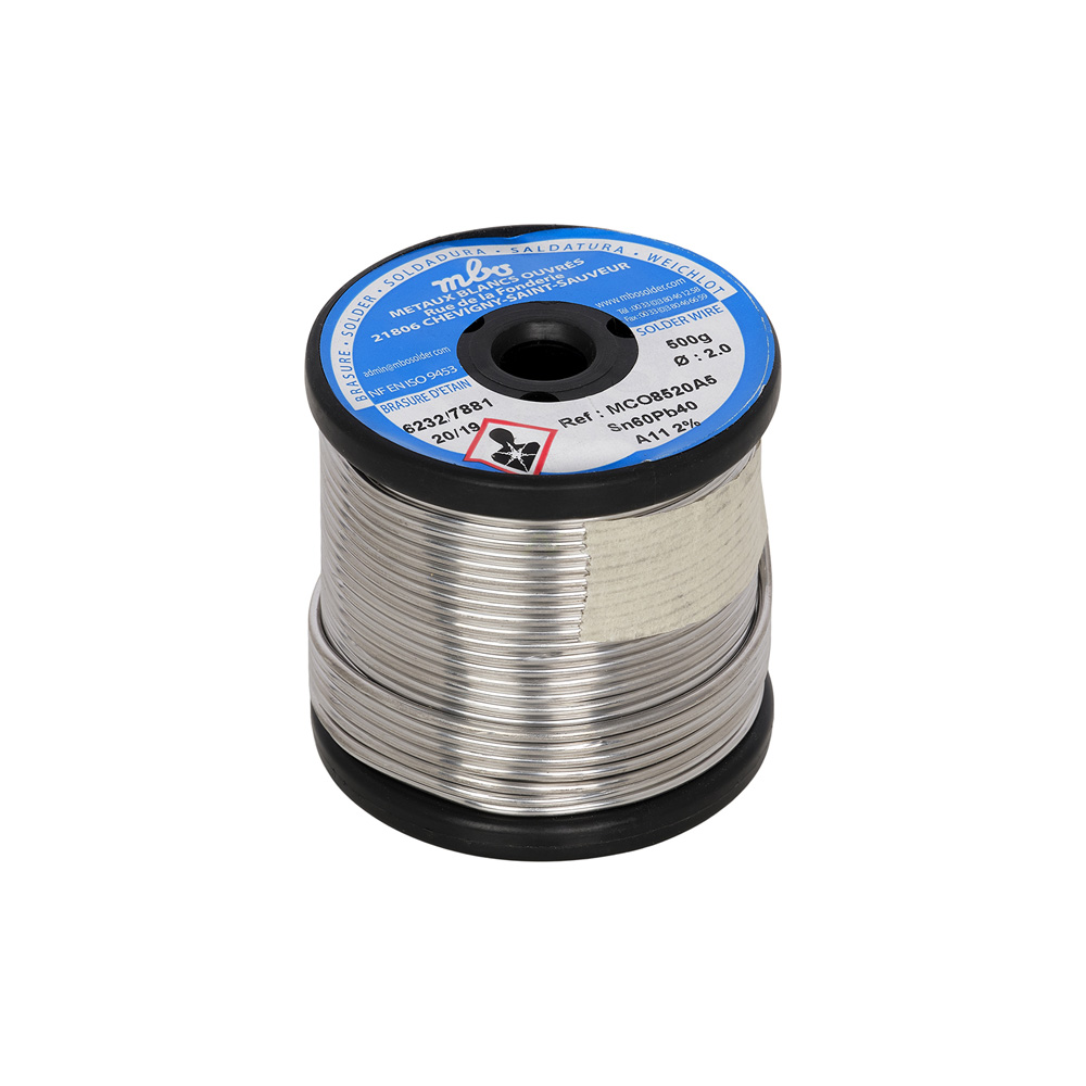 Soudure en bobine Sn 60% - 20/10 - (bobine de 500g)