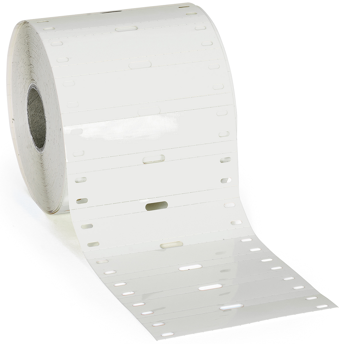 Étiquettes BRADY non adhésives en polyester avec mandrin de 25 mm, BPT-7515-7598-WT (pour BBP11, BBP12)