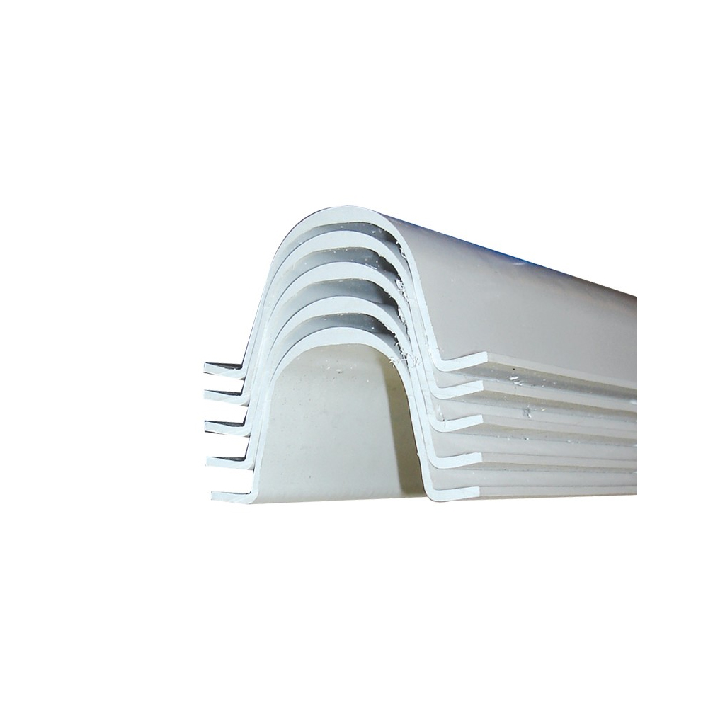 Gaine de protection PVC gris 90x90 - L.2,75m