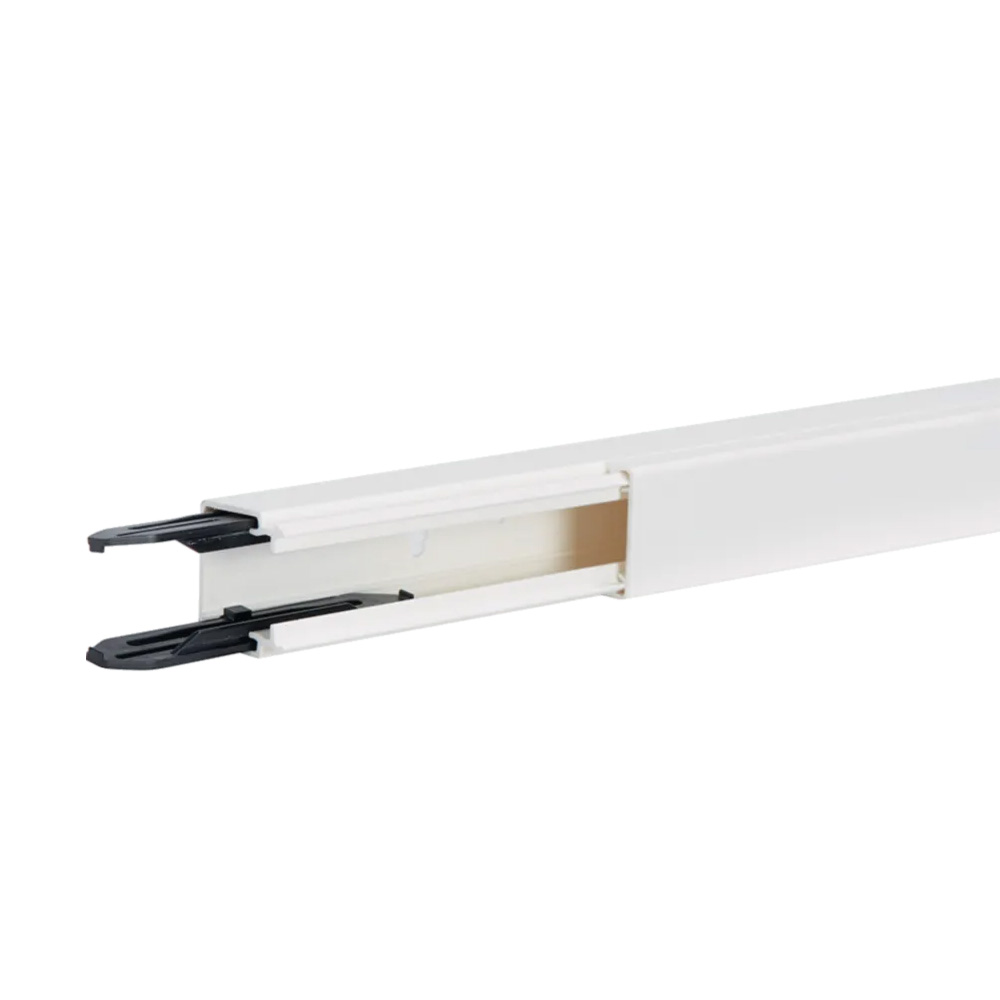 Unité=Mètre/Goulotte LIFEA 30x30mm Eclisse Blanche L=2M,Unité=Mètre