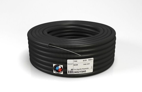 Gaine ICTA noire anti UV ø 40 (couronne de 25m)