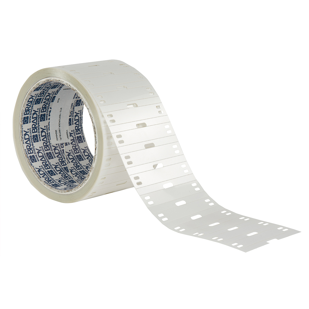 Etiquette Brady - THT-7525-7598-WT non adhésibve en polyester (par 500)