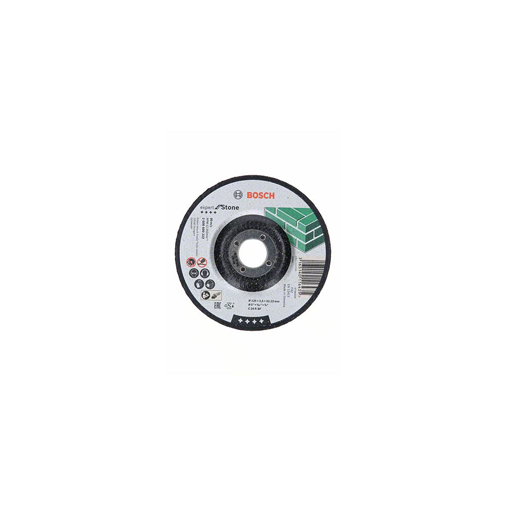 Disque à tronçonner à moyeu déporté Expert for Stone C 24 R BF, 125 mm, 2,5 mm- Moyeu déporté