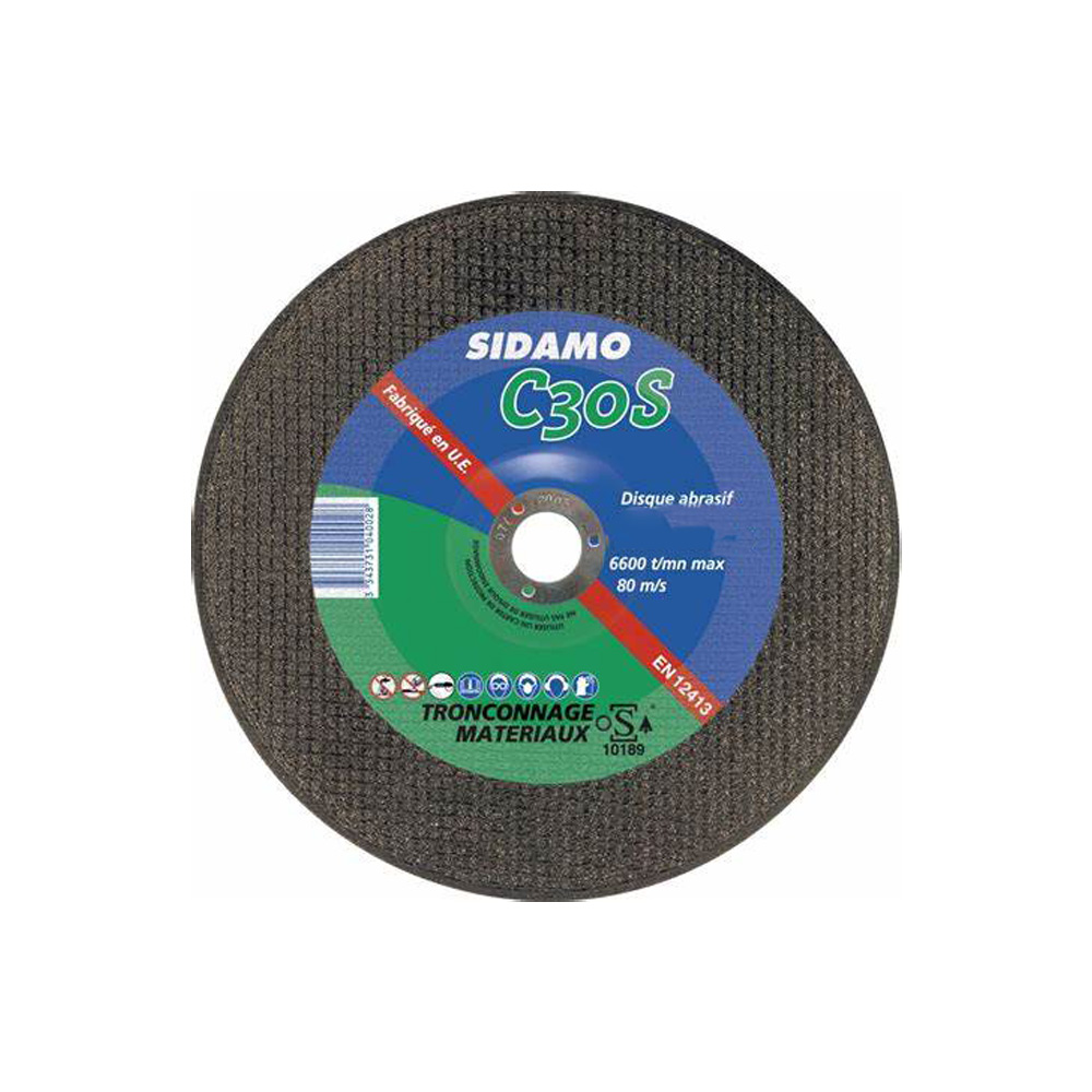 Disque à tronçonner matériaux ø 115 x 3 x 22.2 - C30S TURBO/3