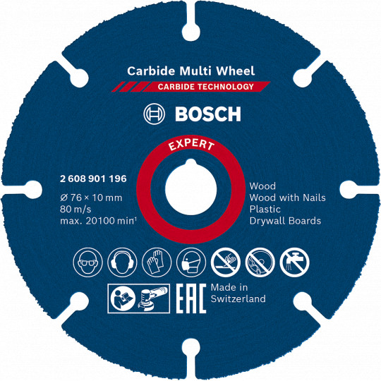 DISQUE CARBIDE MULTIWHEEL 76MM, BOSCH