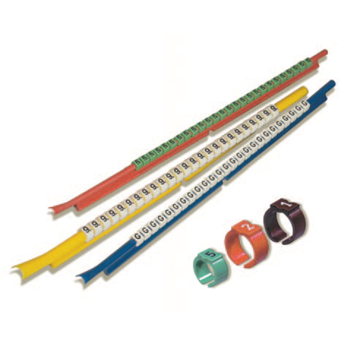 Plio Snap PS-03 fond Vert chiffre 8 (par 10 tiges)