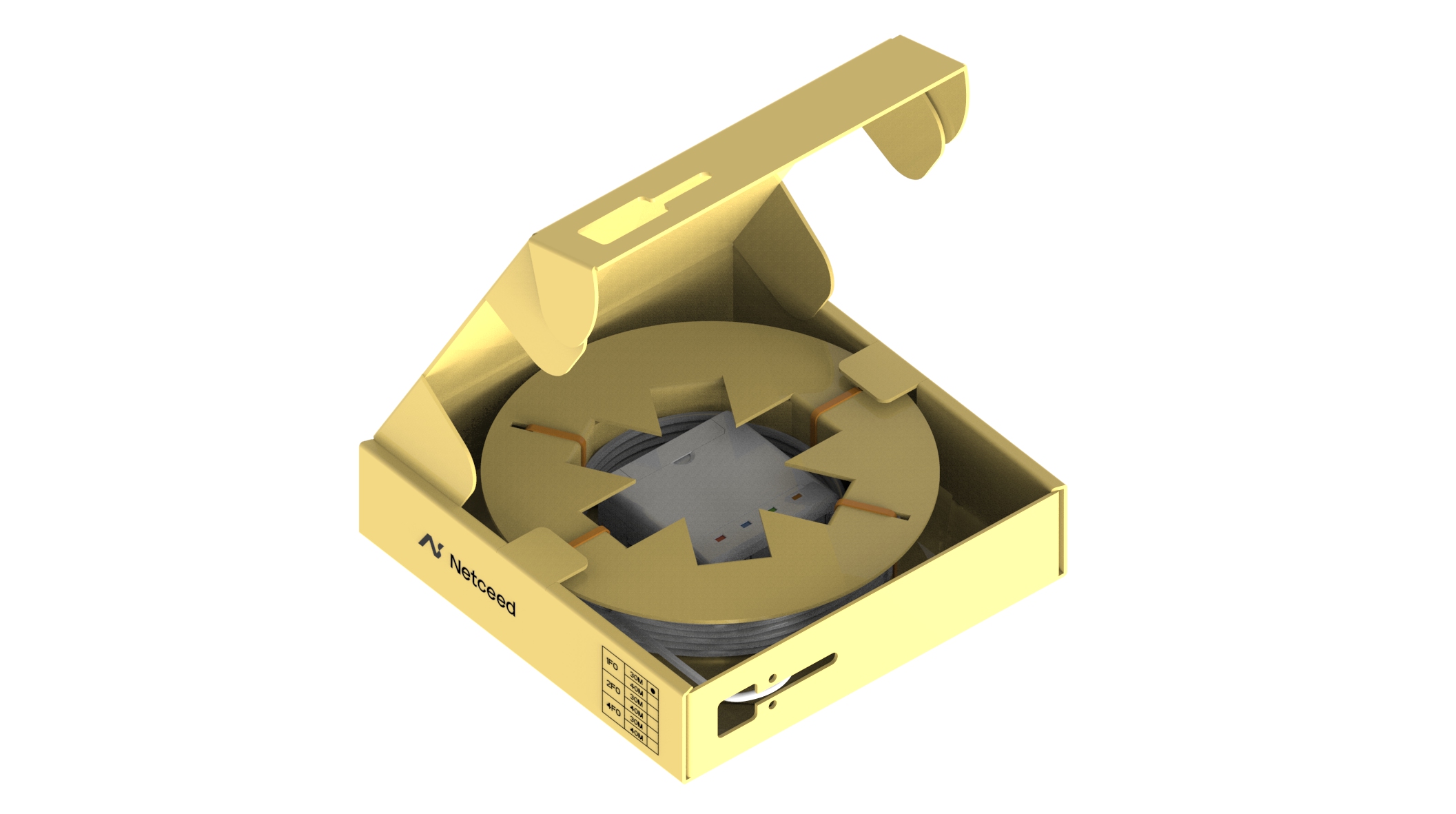 KIT PTO 1FO 30m - 1 pigtail G657A2 et adaptateur SC/APC - compatible rail DIN