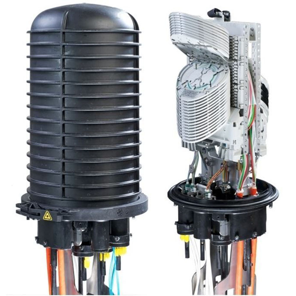 FIST-GCO2-BC16-D144 FO : Boite jonction FIST-GCO2, 12 cassettes SE, 4 E/S de câble