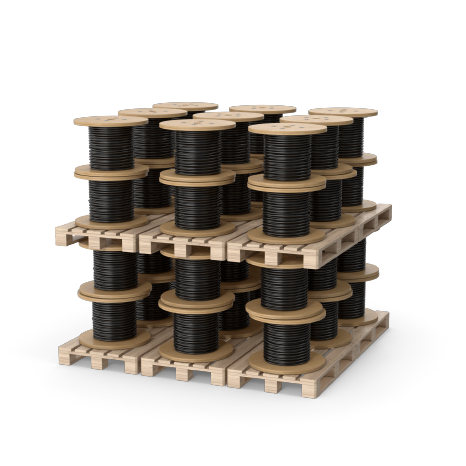 Câble abonné intérieur/extérieur double gaine FRPs 5.0mm 1FO G657A2– Conduite - touret de 500m