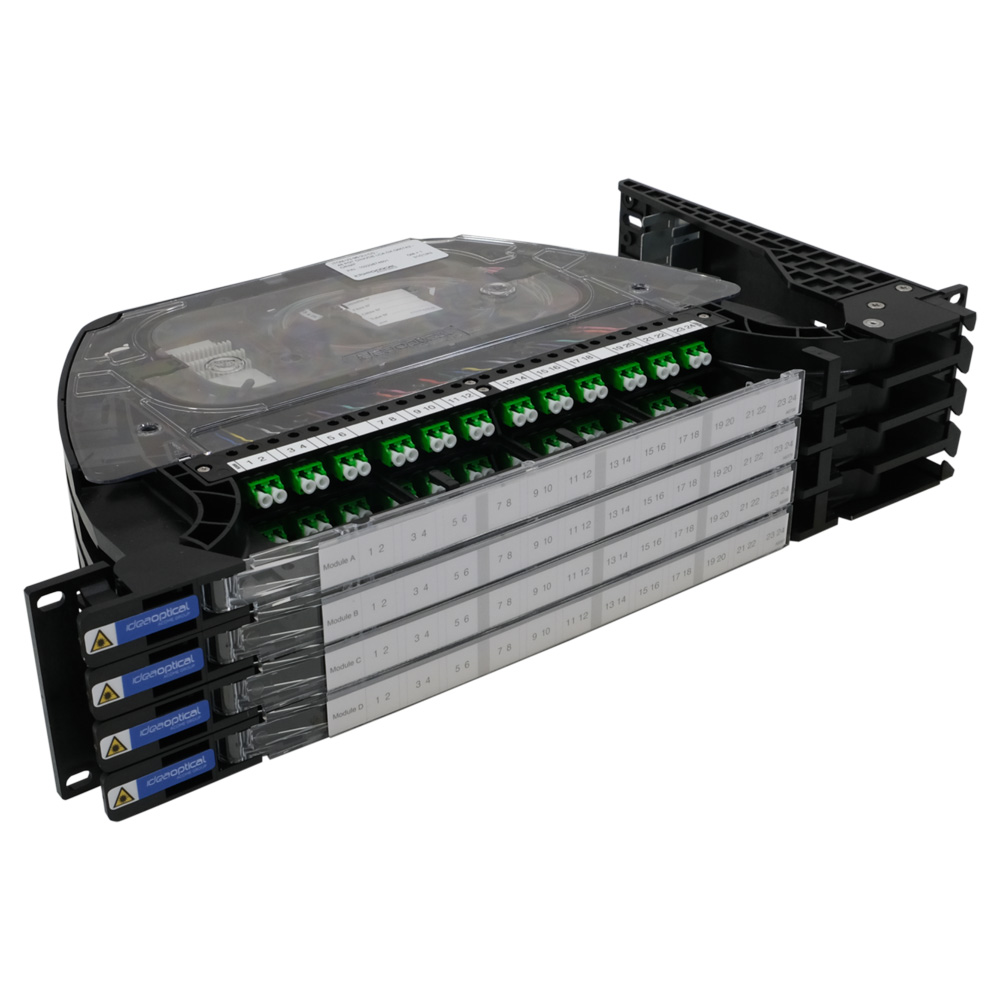 Tiroir  iTOM-96-V3 charnière droite 2U 19''