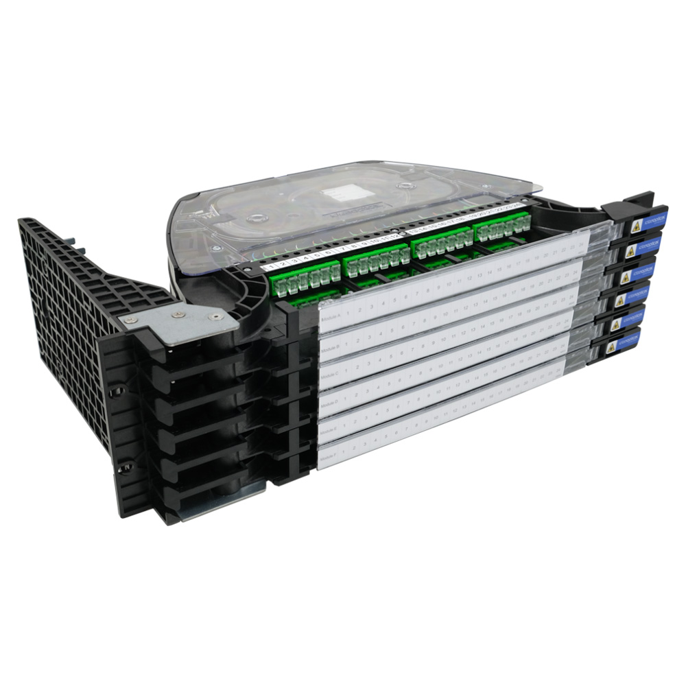 Tiroir pivotant iTOM-144-V3 charnière gauche 3U 19