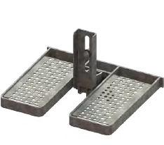 Palier de repos Galva pour rail vertical 