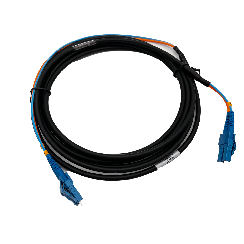 Jarretière 2 FO G657.A2 Monomode LSZH (Huawei) LC/UPC duplex - LC/UPC duplex - 3m