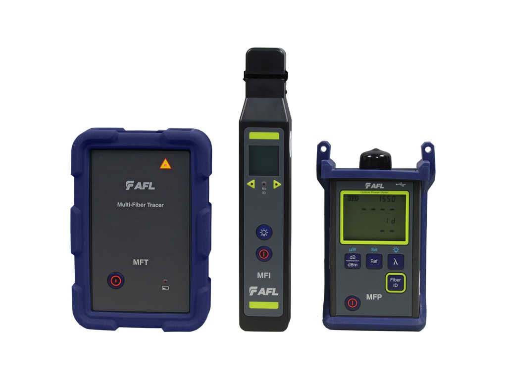 Multi-Fiber Tracer, Identifier, & Power Meter kit with carry case
