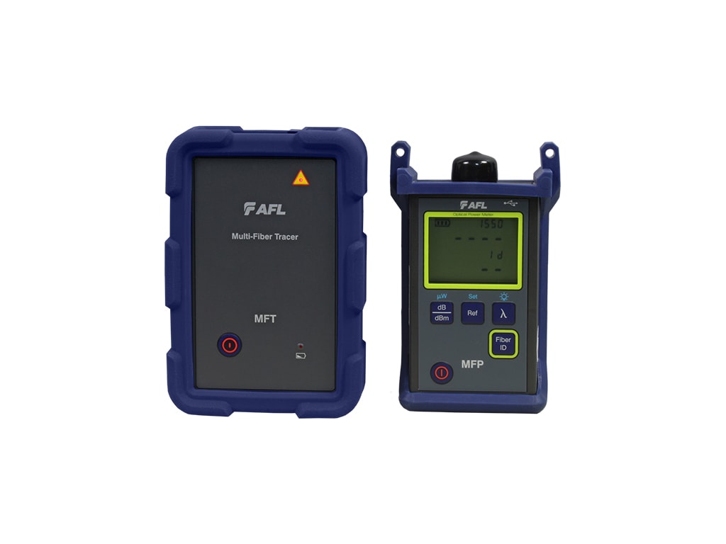 Multi-Fiber Tracer & Power Meter kit with carry case