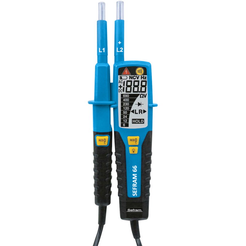 SEFRAM 66 / TESTEUR VAT LCD IP2X