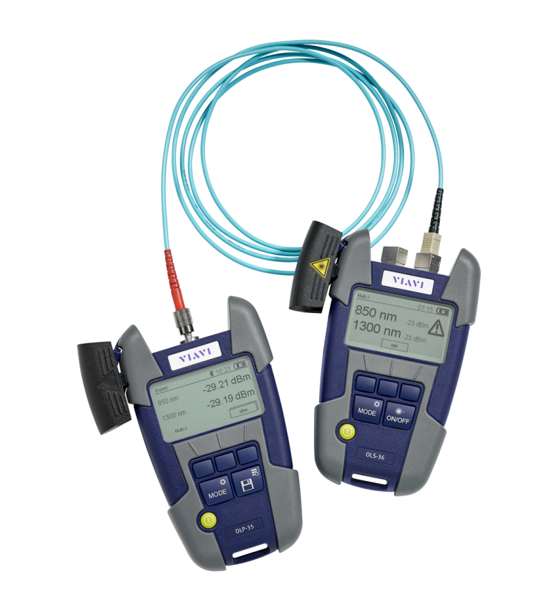 Kit QUAD Viavi (OMK-36V2) mesure d'atténuation sur Fibre mono et multi OLP-35V2 + OLS-36V2