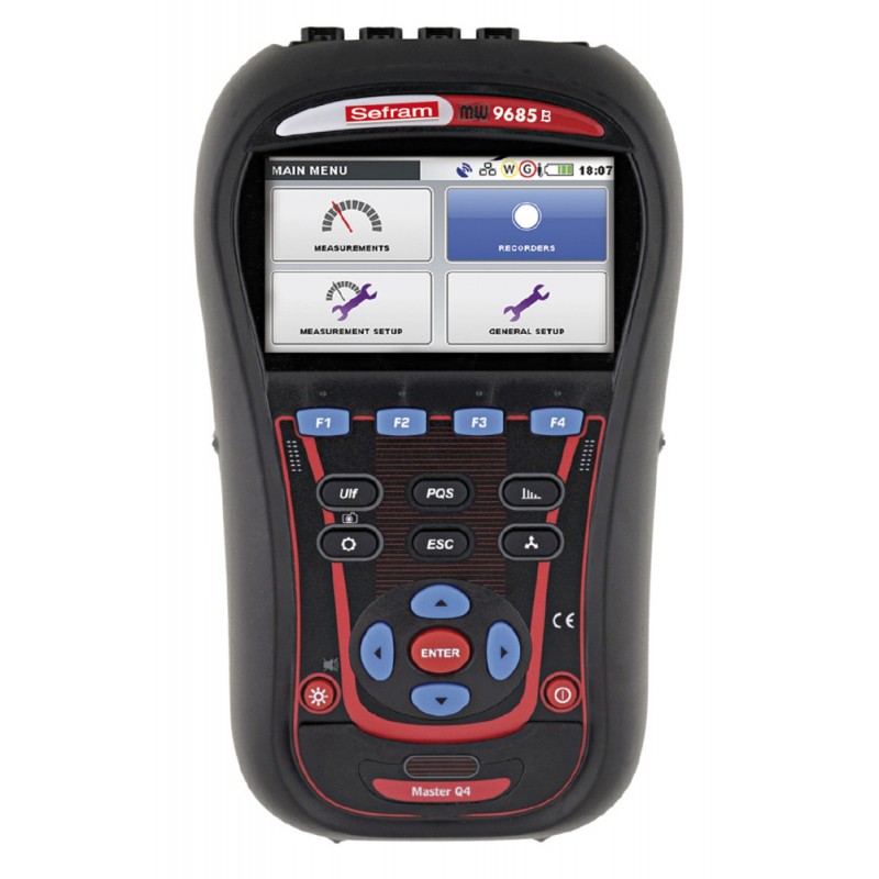 SEFRAM 9685B Analyseur d'énergie triphasé 4U, 4I, classe S
